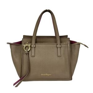 Salvatore Ferragamo Amy Handbag EE-21 F478 Beige Pink